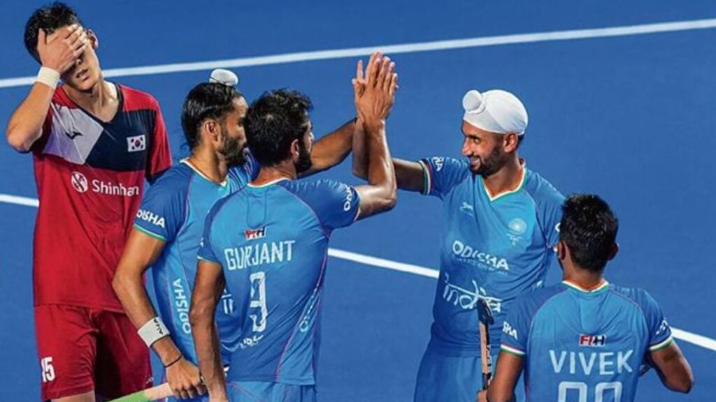 Asian Champions Trophy India secure semi finals spot