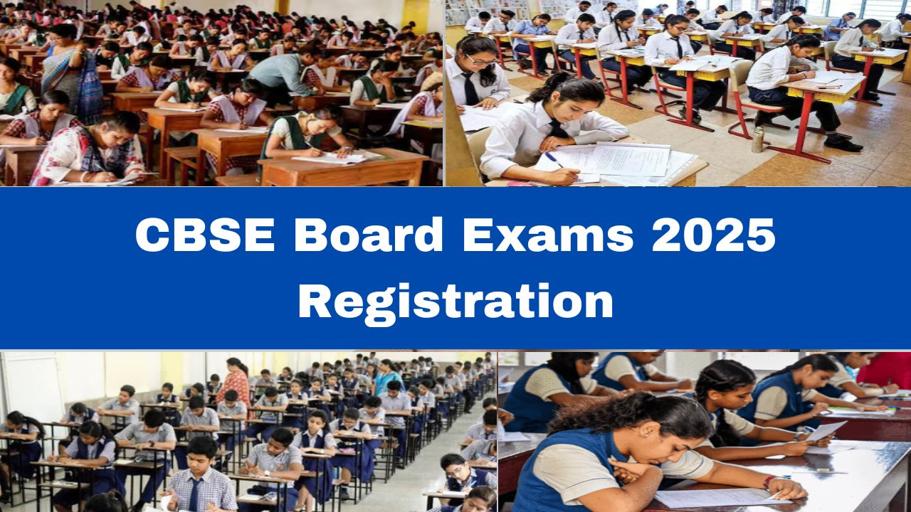 CBSE Board Exams 2025 : సీబీఎస్ఈ పరీక్షకు అభ్యర్థుల రిజిస్ట్రేషన్కు లాస్ట్ డేట్ ఇదే.. ఇప్పుడే అప్లయ్ చేసుకోండి! CBSE Board Exams 2025 : సీబీఎస్ఈ పరీక్షకు అభ్యర్థుల రిజిస్ట్రేషన్కు లాస్ట్ డేట్ ఇదే.. ఇప్పుడే అప్లయ్ చేసుకోండి!