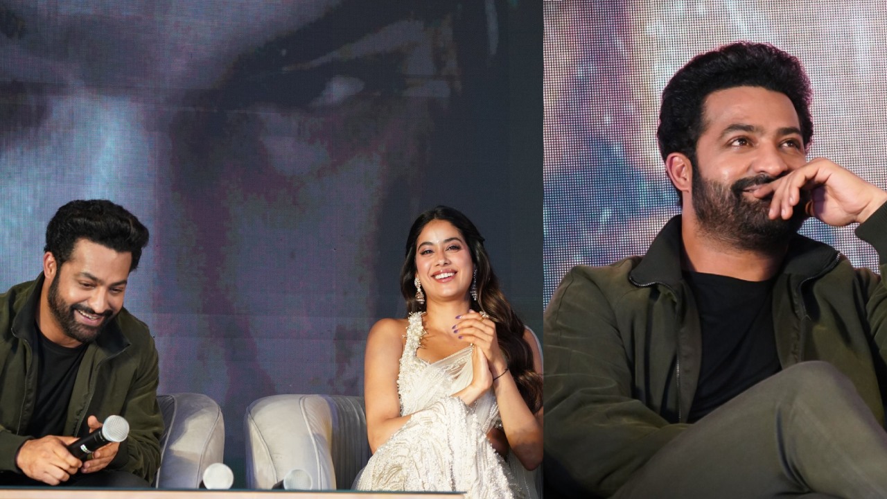 NTR Devara Press Meet : ఎన్టీఆర్ ‘దేవర’ ప్రెస్ మీట్ ఫోటోలు చూశారా..?