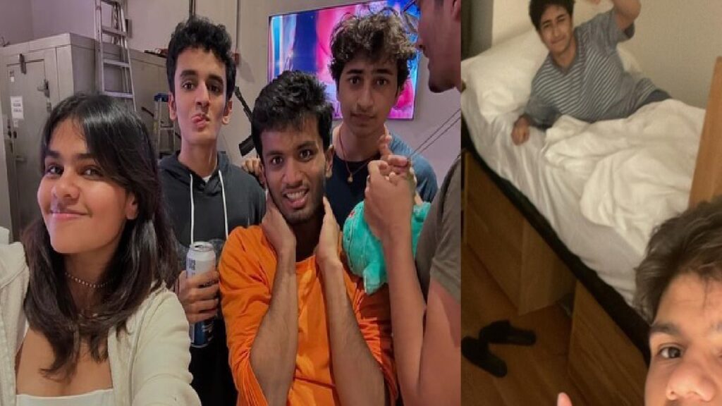 Gautam Shares Photos With Friends From America