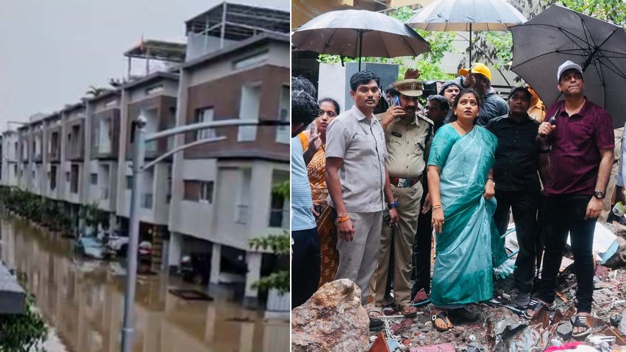 హోంమంత్రి అనిత నివాసాన్ని చుట్టుముట్టిన వరద నీరు.. అధికారులు ఏం చేశారంటే..? హోంమంత్రి అనిత నివాసాన్ని చుట్టుముట్టిన వరద నీరు.. అధికారులు ఏం చేశారంటే..?