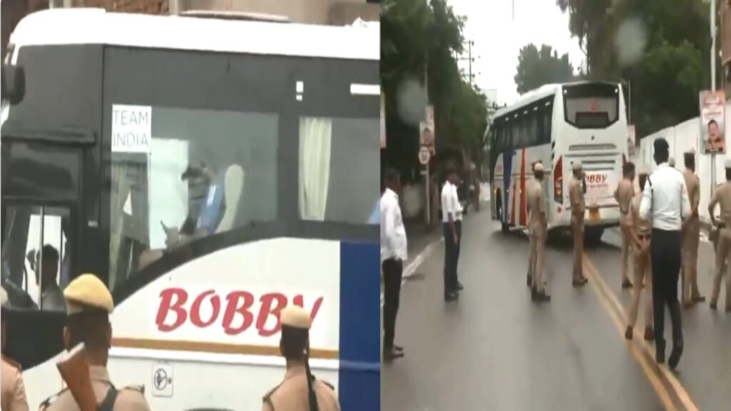 IND vs BAN 2nd Test Day 2 Team India return to hotel