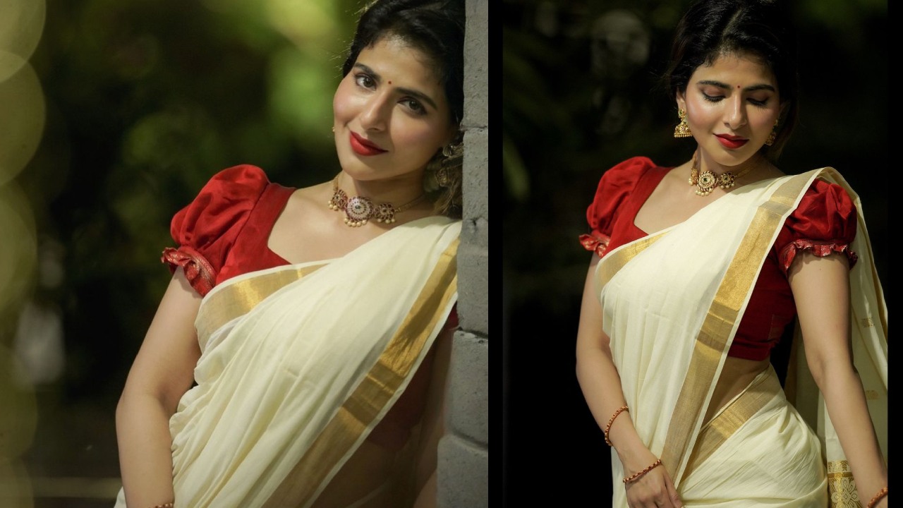 Iswarya Menon : ఓనమ్ స్పెషల్.. చీరకట్టులో అందంగా ఐశ్వర్య..