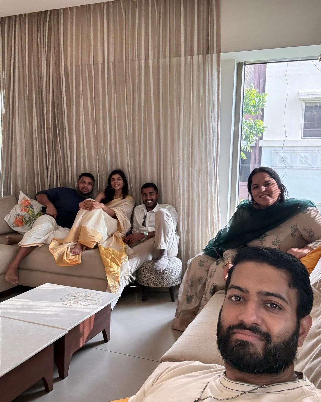 Kalyani Priyadarshan Onam Celebrations with Family