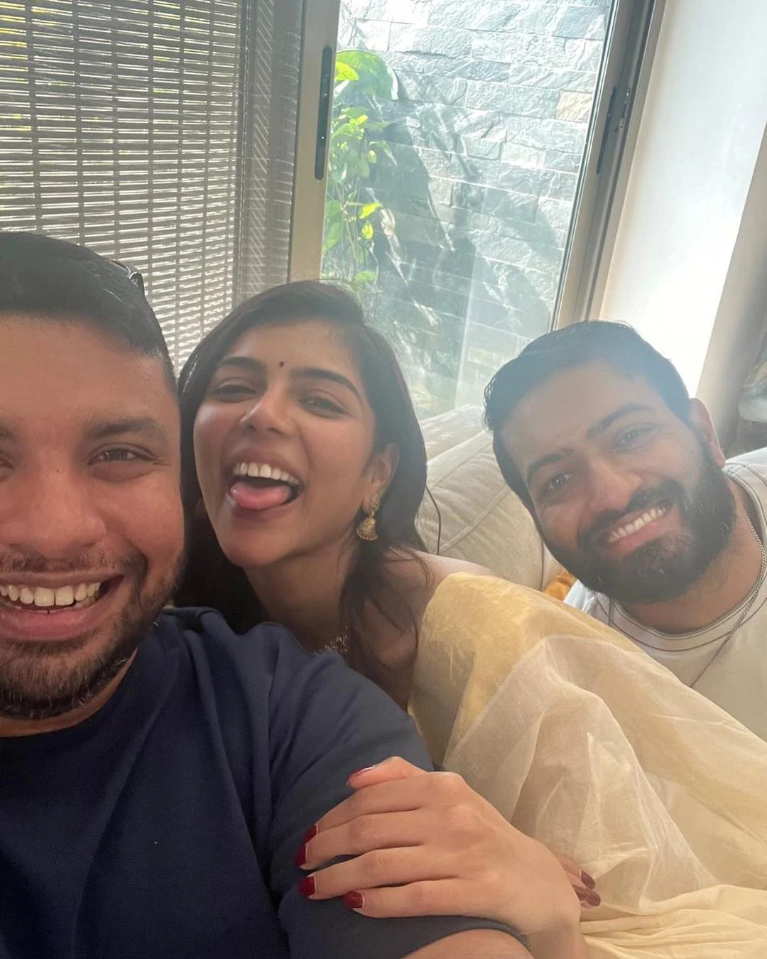 Kalyani Priyadarshan Onam Celebrations with Family
