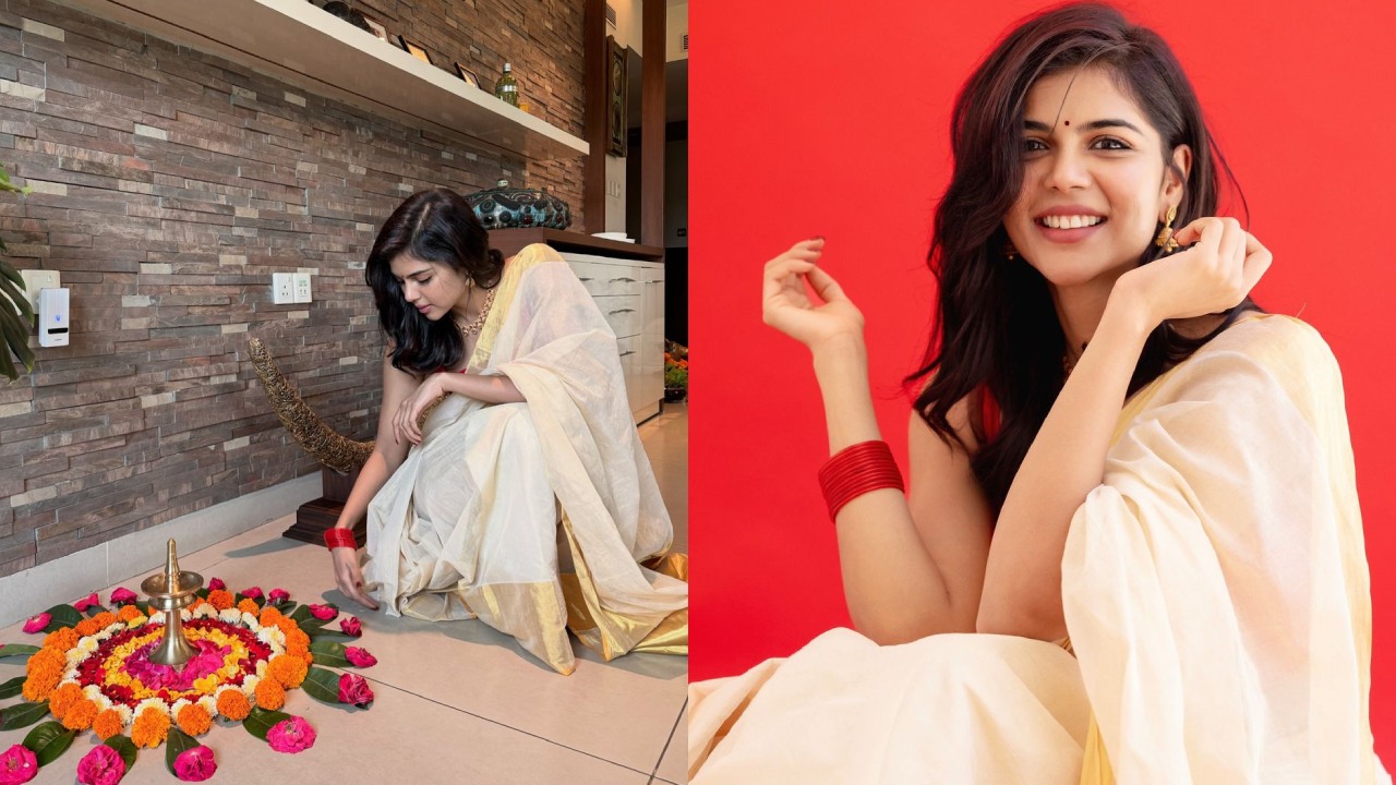 Kalyani Priyadarshan : ఫ్యామిలీతో హీరోయిన్ కళ్యాణి ప్రియదర్శన్ ఓనమ్ సెలబ్రేషన్స్..