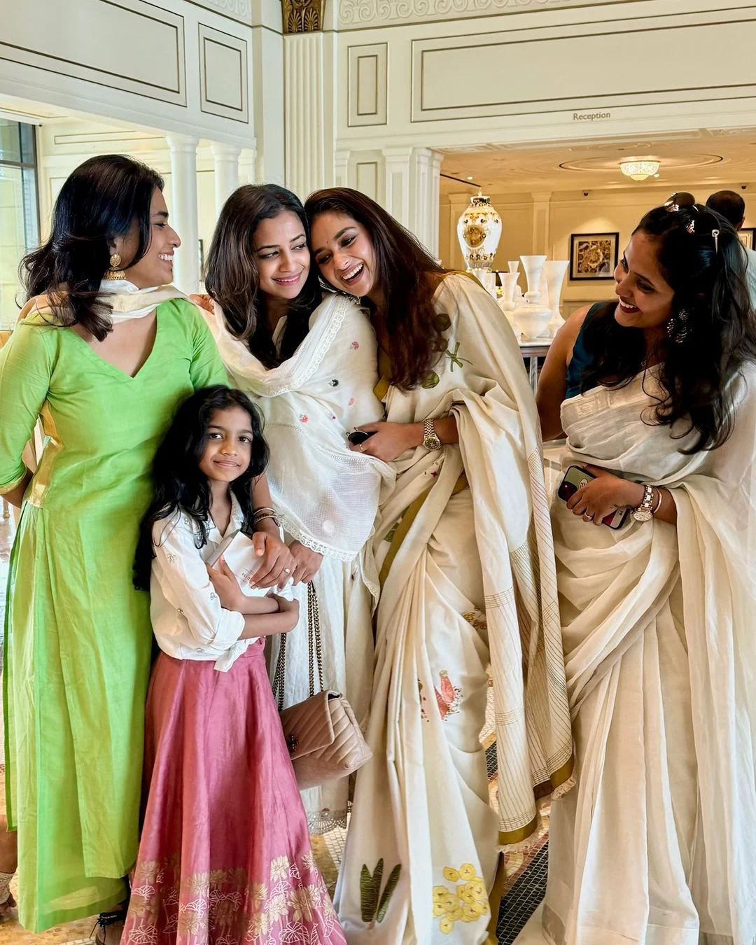 Keerthy Suresh Onam Celebrations in Dubai