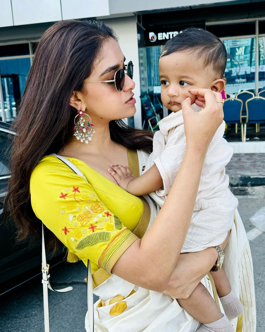 Keerthy Suresh Onam Celebrations in Dubai