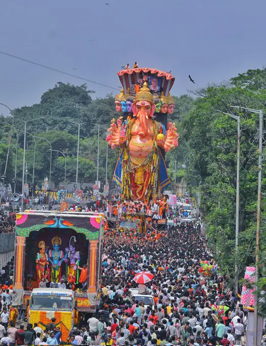 Khairatabad Ganesh Nimajjanam Photos