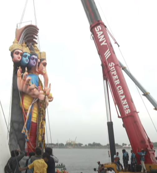 Khairatabad Ganesh Nimajjanam Photos