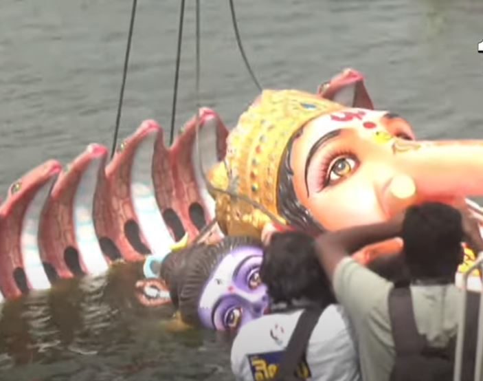 Khairatabad Ganesh Nimajjanam Photos