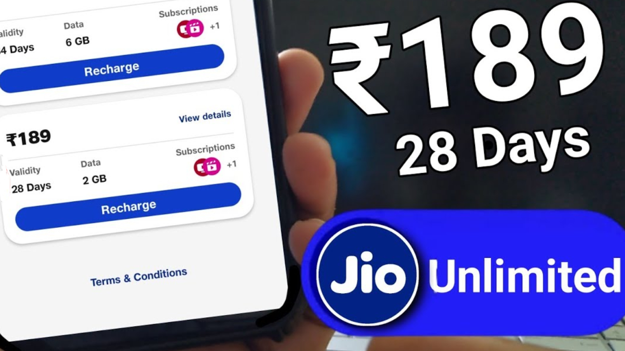 Jio Prepaid Plan : జియో కొత్త ప్రీపెయిడ్ ప్లాన్ ఇదిగో.. మీ బడ్జెట్లో కేవలం రూ. 189కే రీఛార్జ్.. బెనిఫిట్స్ ఇవే..! Jio Prepaid Plan : జియో కొత్త ప్రీపెయిడ్ ప్లాన్ ఇదిగో.. మీ బడ్జెట్లో కేవలం రూ. 189కే రీఛార్జ్.. బెనిఫిట్స్ ఇవే..!