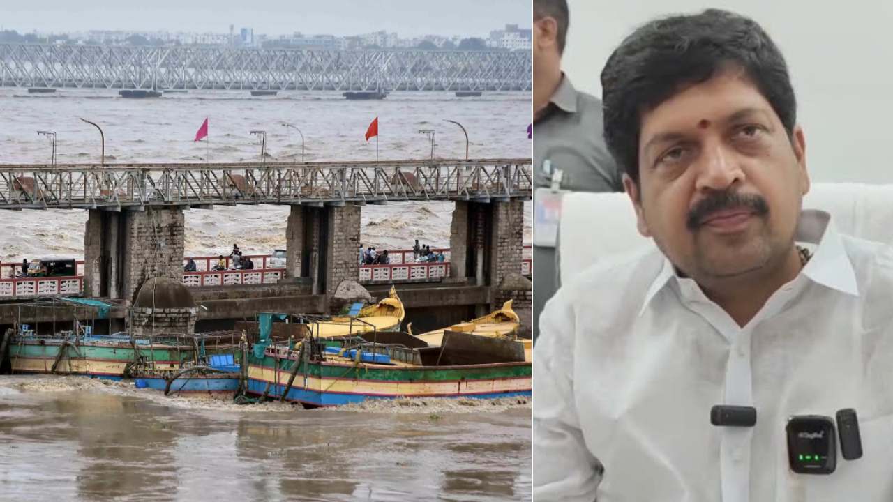 విజయవాడను, లంక గ్రామాలను ముంచాలనే పడవలను వదిలారు : మంత్రి కొల్లు రవీంద్ర విజయవాడను, లంక గ్రామాలను ముంచాలనే పడవలను వదిలారు : మంత్రి కొల్లు రవీంద్ర
