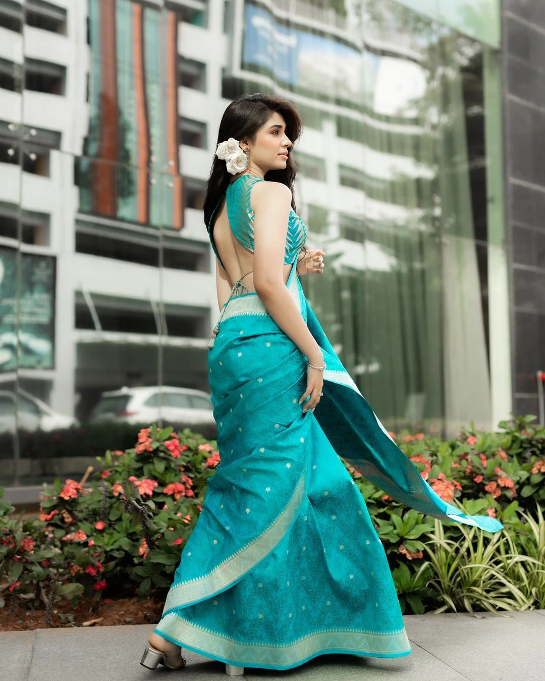 Krithi Shetty Stunning Looks in Saree