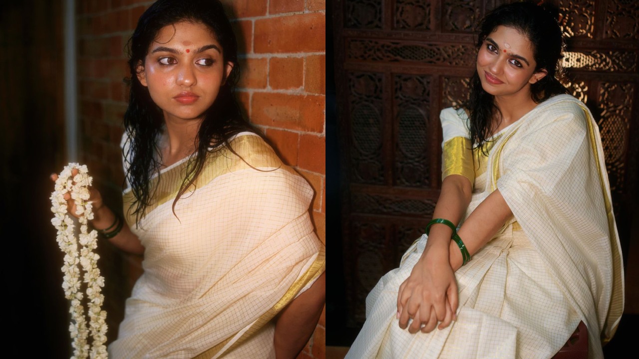 Mamitha Baiju : ప్రేమలు బ్యూటీ మమిత బైజు.. చీరలో ఓనమ్ స్పెషల్ ఫోటోలు..