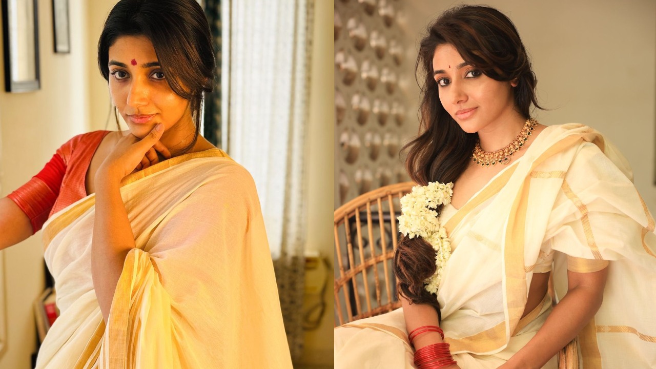 Mirnaa Menon : ఓనమ్ స్పెషల్.. మిలమిల మెరుస్తున్న మీర్నా మీనన్..