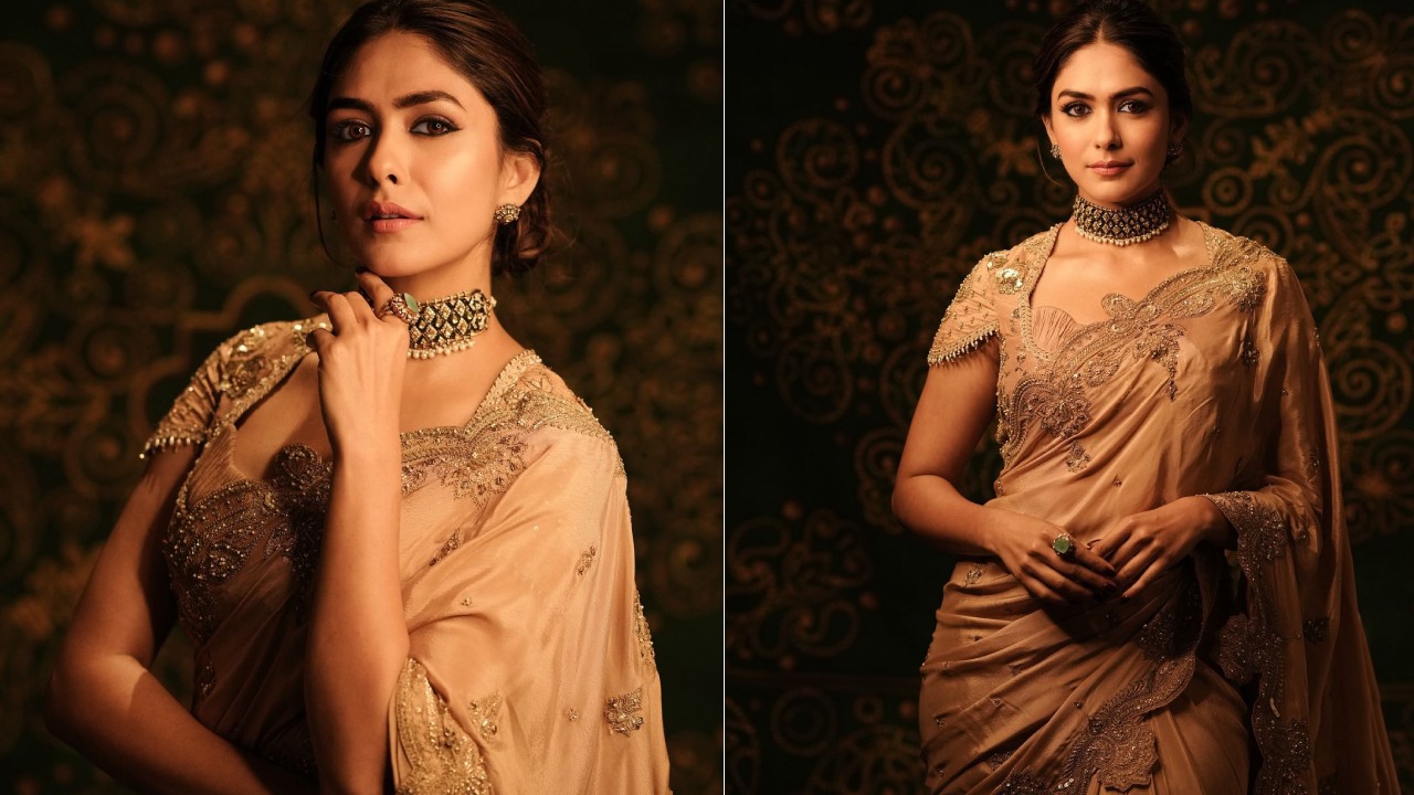 Mrunal Thakur : చీరలో మృణాల్ ఠాకూర్ మెరుపులు..