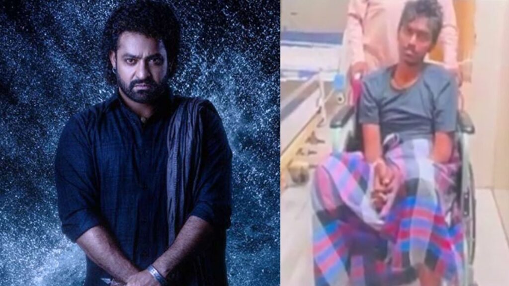 NTR Fan who Suffers blood cancer last wish was to watch devara movie