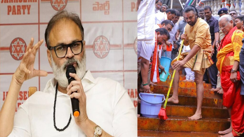 Nagababu comments on Pawan Kalyan Performs Purification Ritual At Kanaka Durga Temple