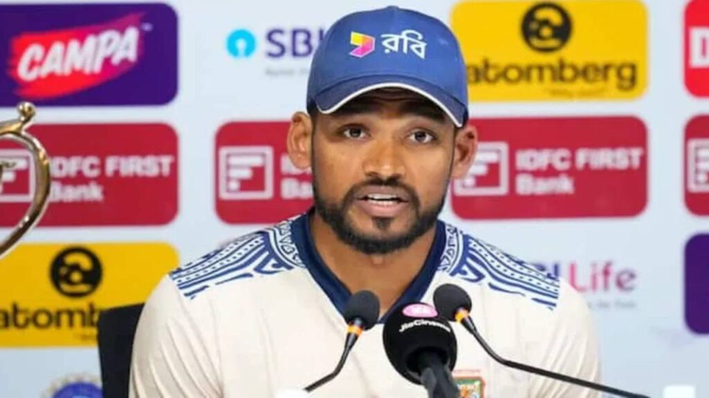 Najmul Hossain shanto Comments after lost against india in first test