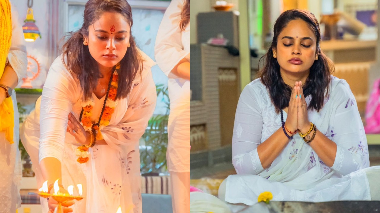 Nandita Swetha : ఆశ్రమంలో పూజలు చేస్తున్న హీరోయిన్ నందిత శ్వేత..