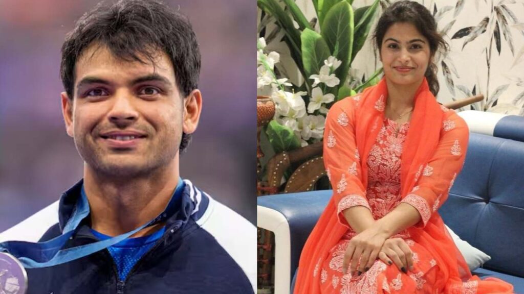 Neeraj chopra and Manubhaker
