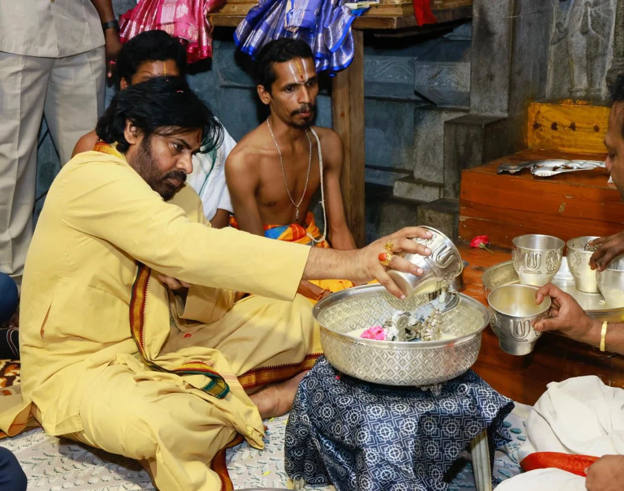 Pawan Kalyan Taking Deeksha