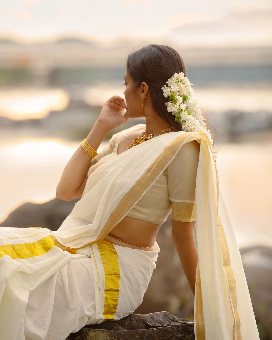 Payal Radhakrishna Onam Special Cute Photos in Saree