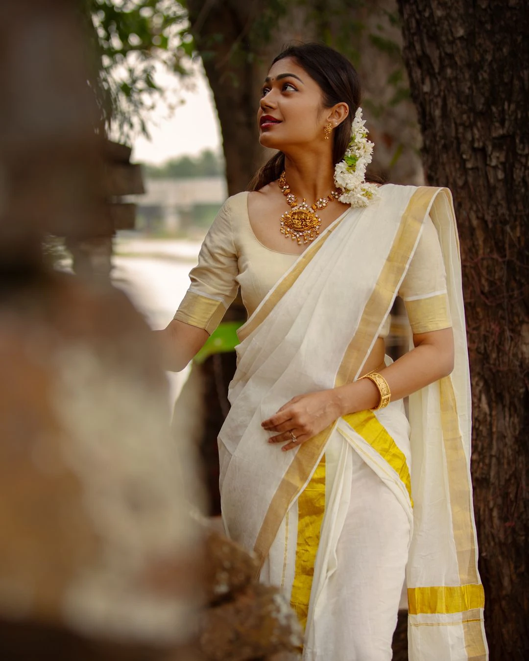 Payal Radhakrishna Onam Special Cute Photos in Saree