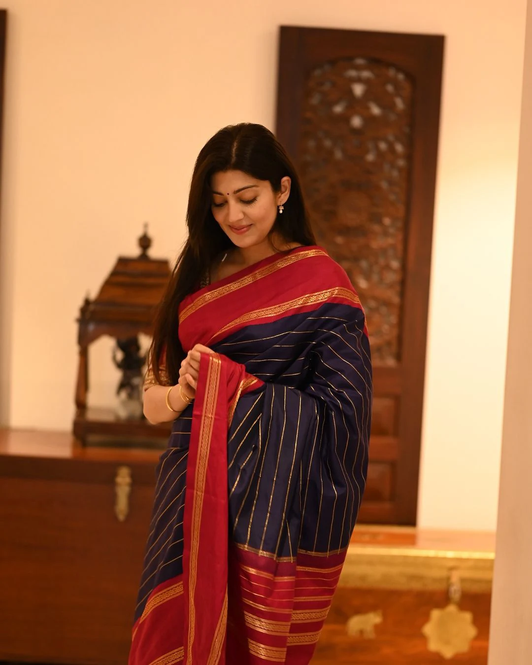 Pranitha Subhash Special Looks in saree