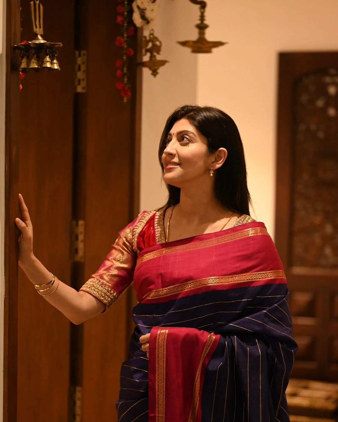 Pranitha Subhash Special Looks in saree