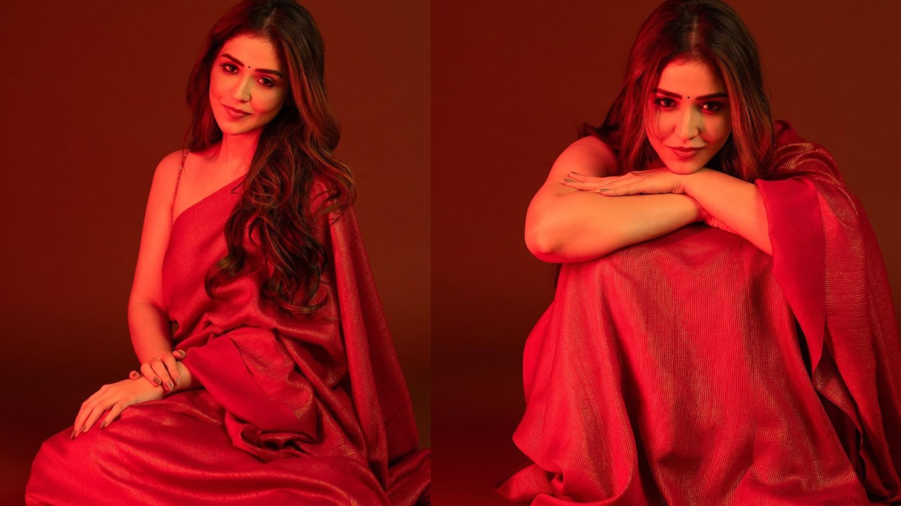 Priyanka Jawalkar : ఎరుపు చీరలో మెరిపిస్తున్న ప్రియాంక జవల్కర్..