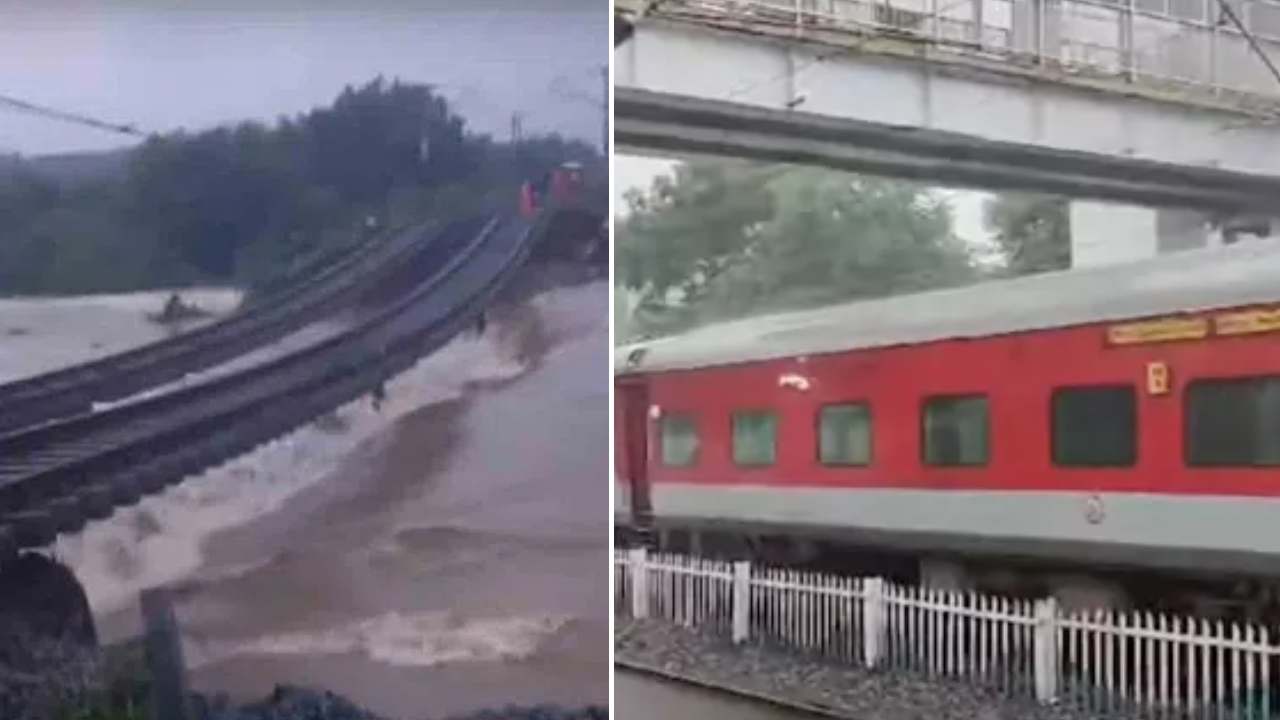 Heavy Rain : తెలంగాణలో భారీ వర్షాలు.. మహబూబాబాద్లో రైల్వేట్రాక్ ధ్వంసం.. పలు రైళ్లు రద్దు Heavy Rain : తెలంగాణలో భారీ వర్షాలు.. మహబూబాబాద్లో రైల్వేట్రాక్ ధ్వంసం.. పలు రైళ్లు రద్దు