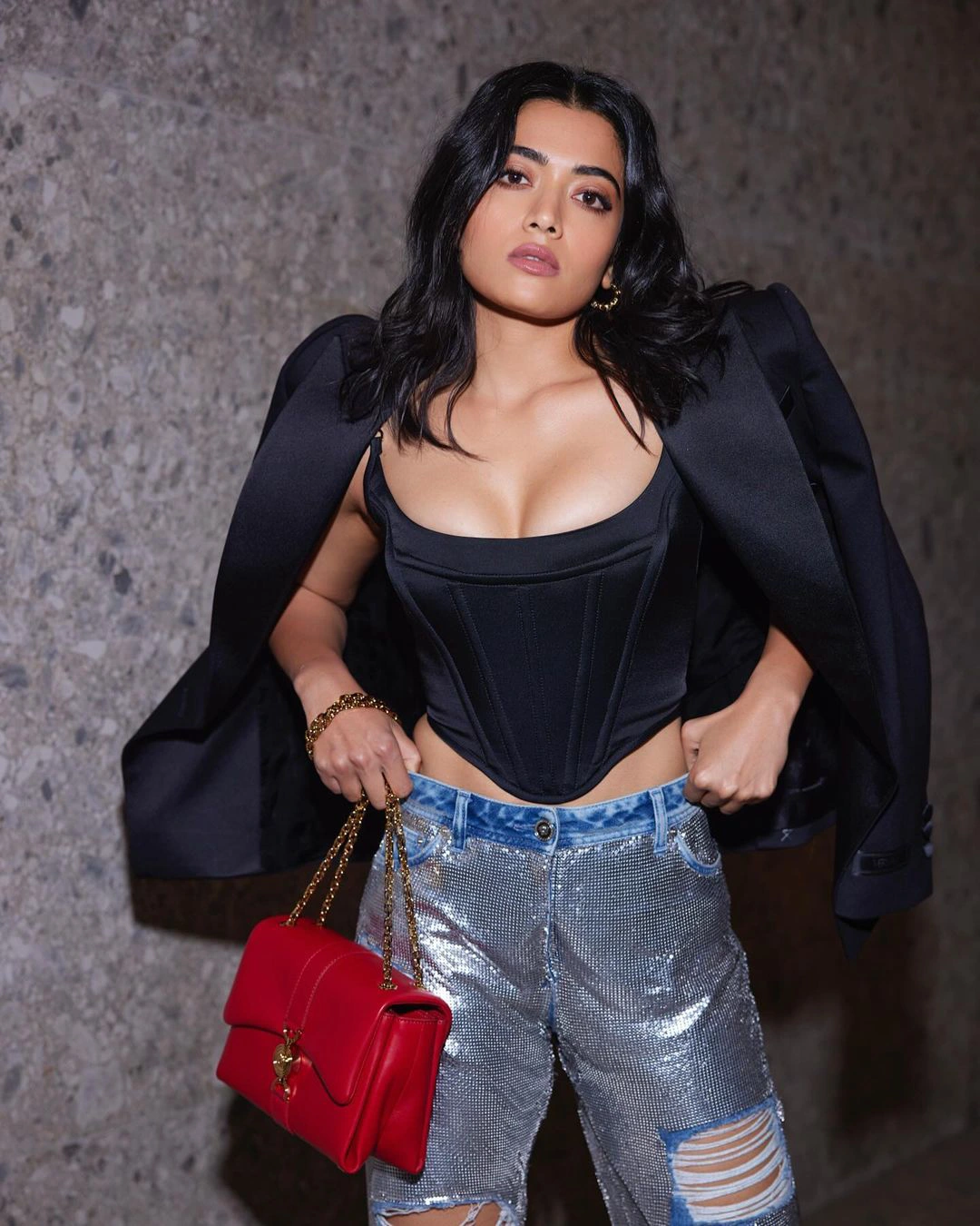 Rashmika Mandanna Modern Looks at Milan Fashion Week