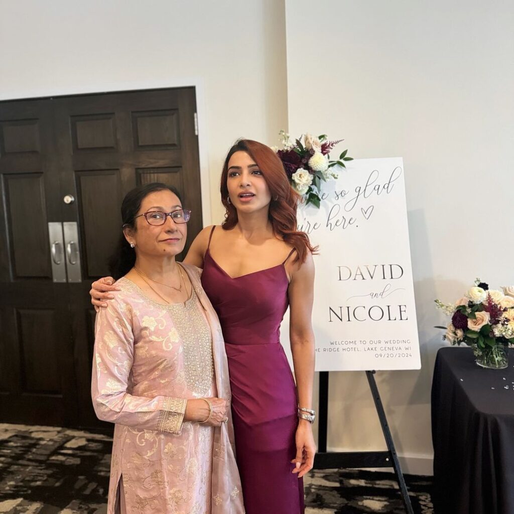 Samantha Shares Her Relatives Marriage Photos 