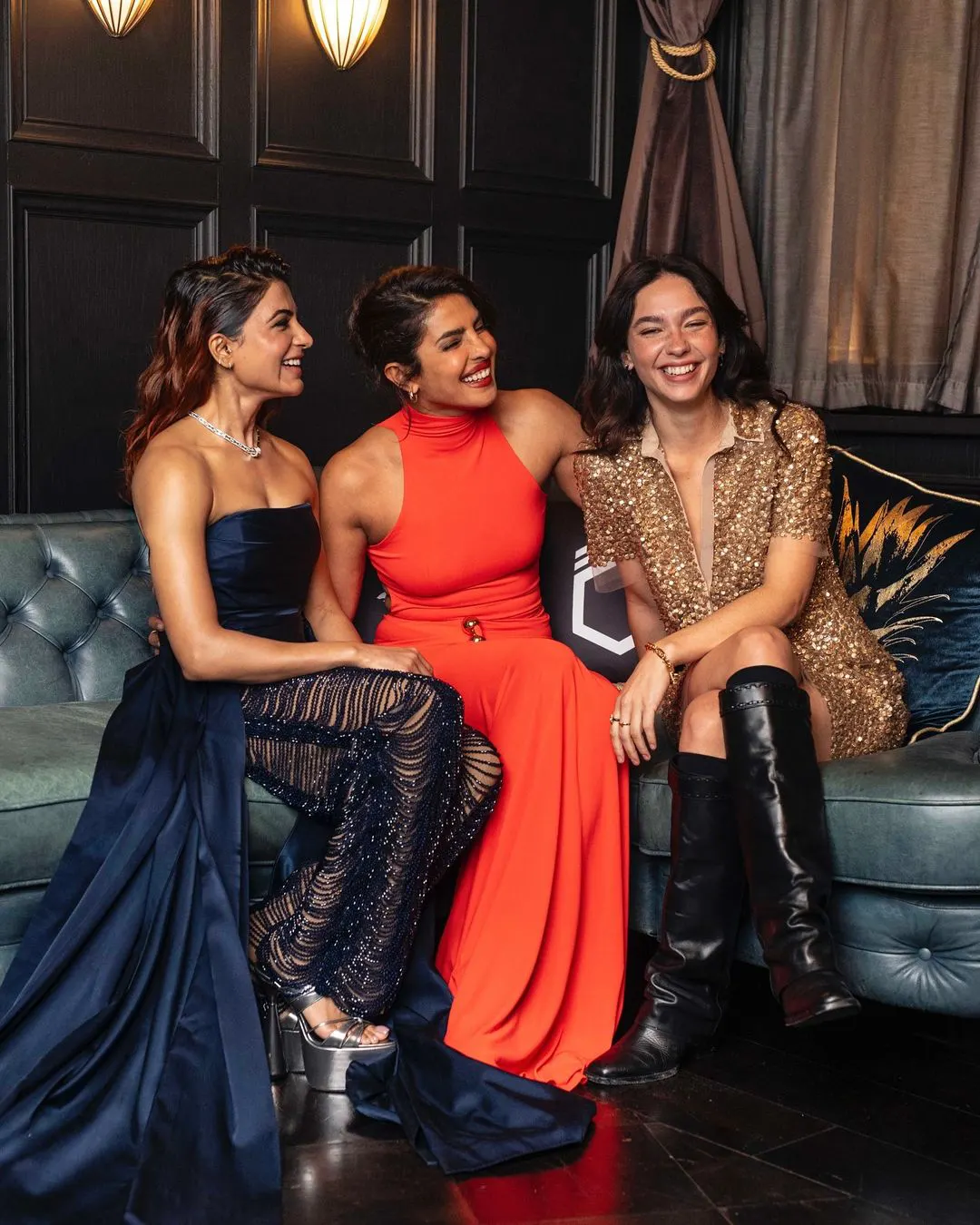 Samantha and Priyanka Chopra at Citadel Series Premiere in London