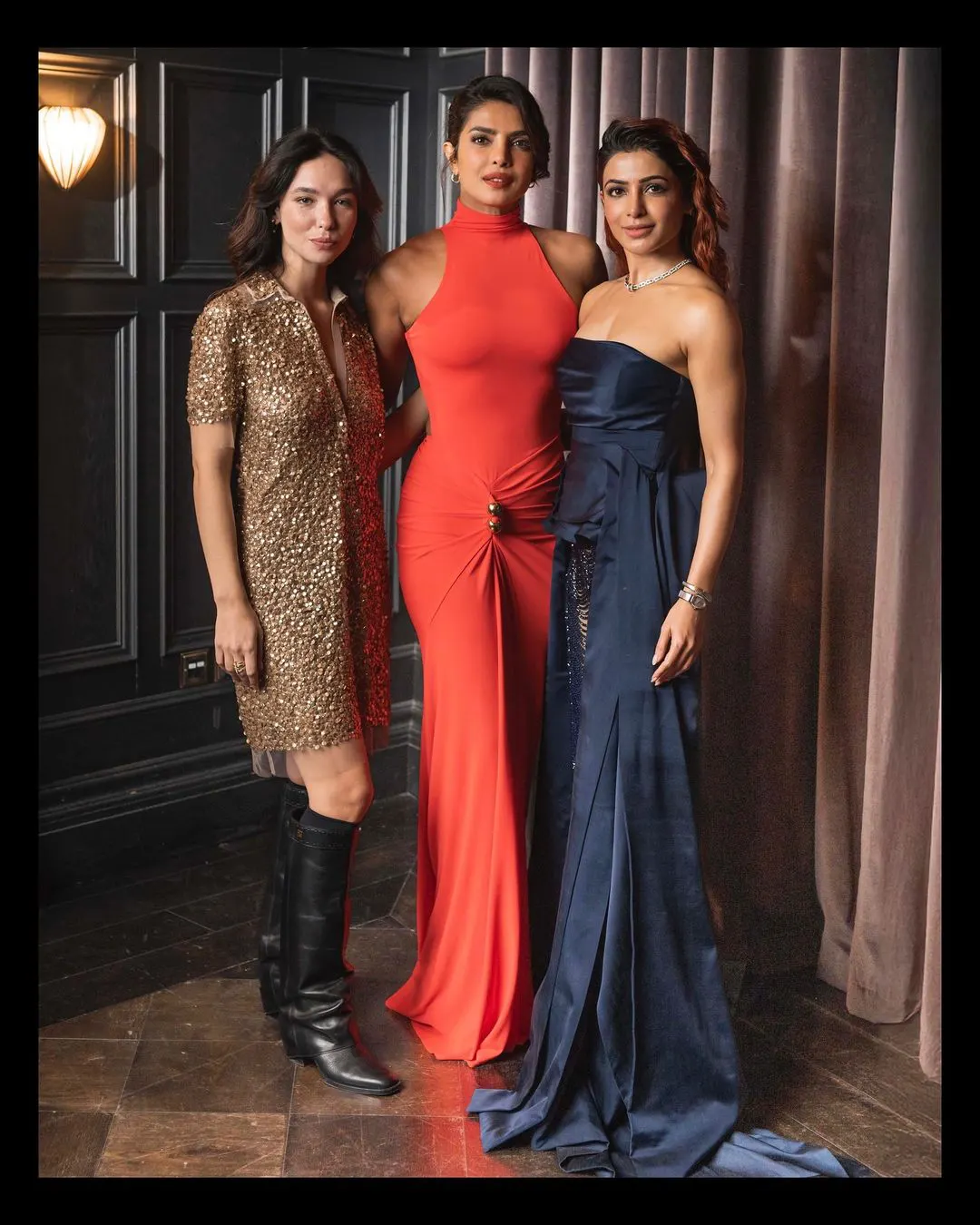 Samantha and Priyanka Chopra at Citadel Series Premiere in London