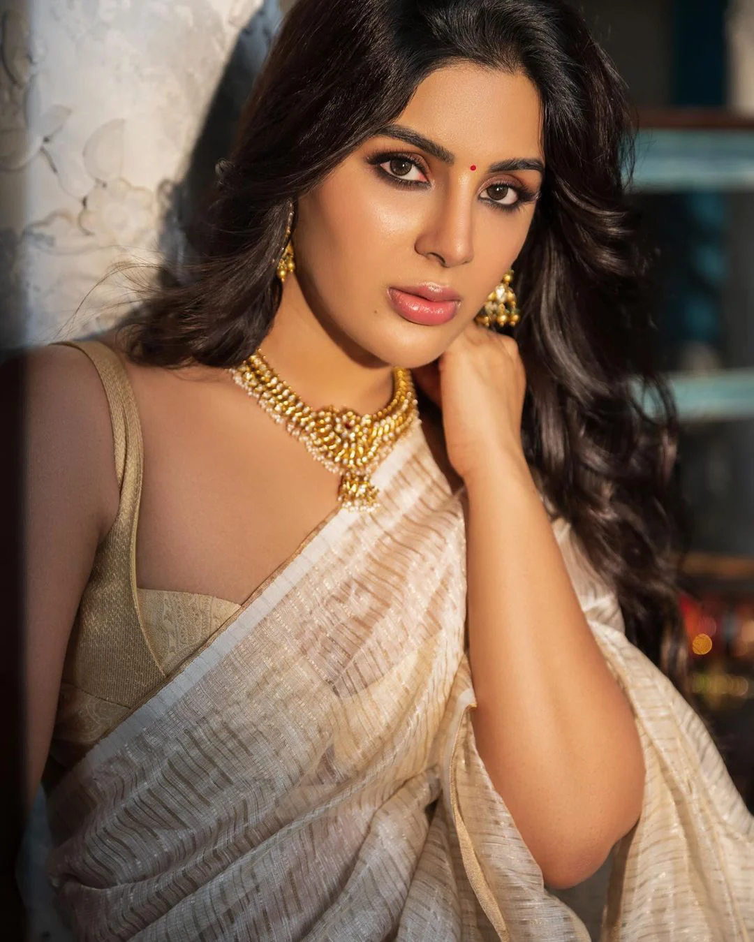 Samyuktha Onam Special Stunning Looks in Saree