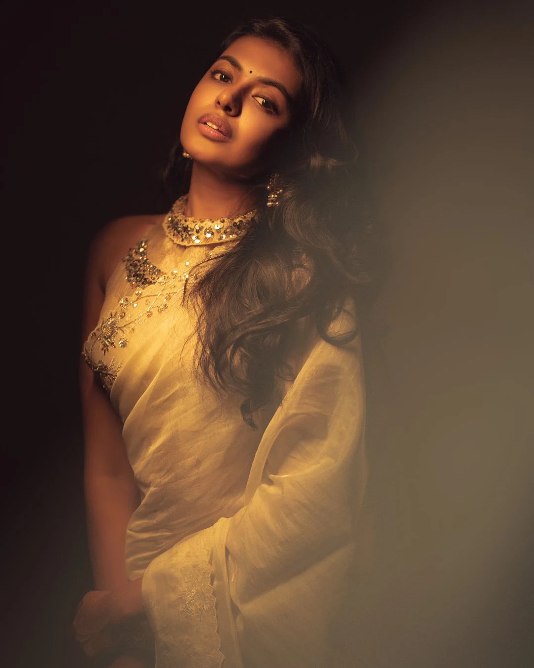 Shivani Rajashekar Stunning Looks in Saree