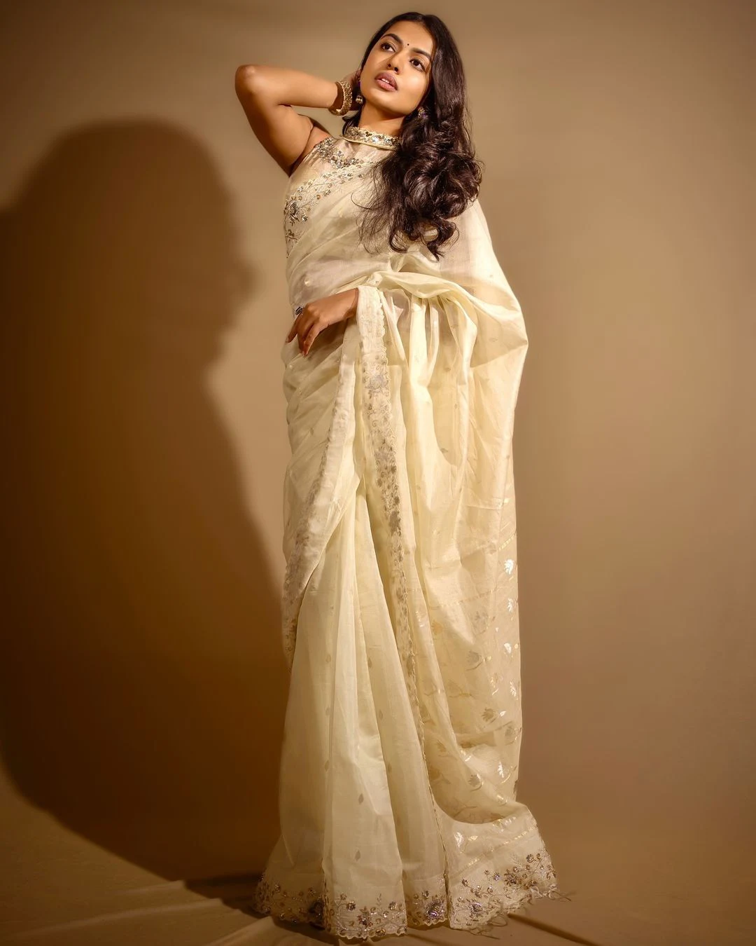 Shivani Rajashekar Stunning Looks in Saree