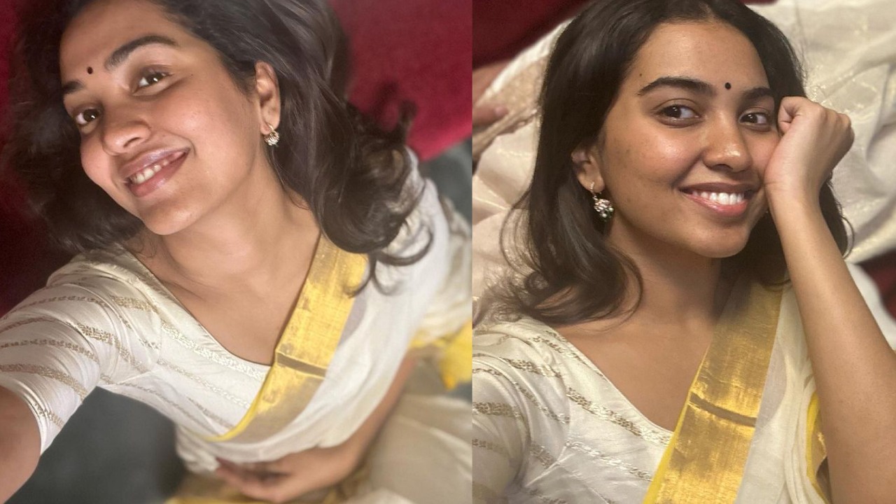 Shivathmika Rajashekar : ఓనమ్ స్పెషల్.. చీరలో శివాత్మిక క్యూట్ ఫొటోలు..