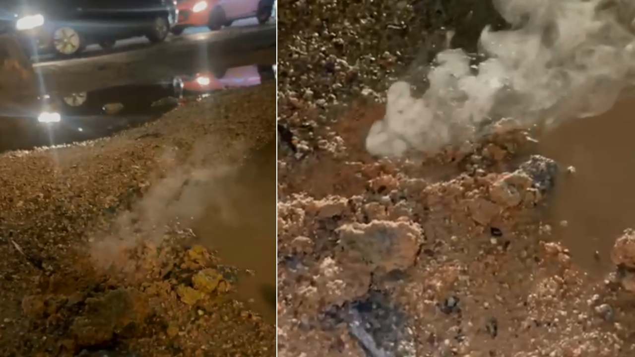Hyderabad : హైదరాబాద్లో వింత ఘటన.. భూమిలో నుంచి పొగలు.. స్థానికులు ఏం చేశారంటే? Hyderabad : హైదరాబాద్లో వింత ఘటన.. భూమిలో నుంచి పొగలు.. స్థానికులు ఏం చేశారంటే?