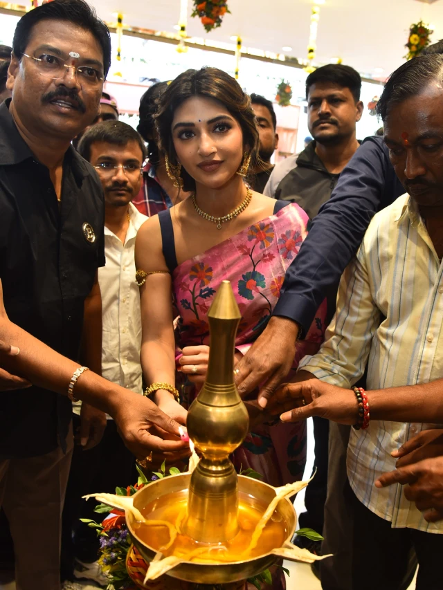 Sreeleela Shining at Shop Opening Event