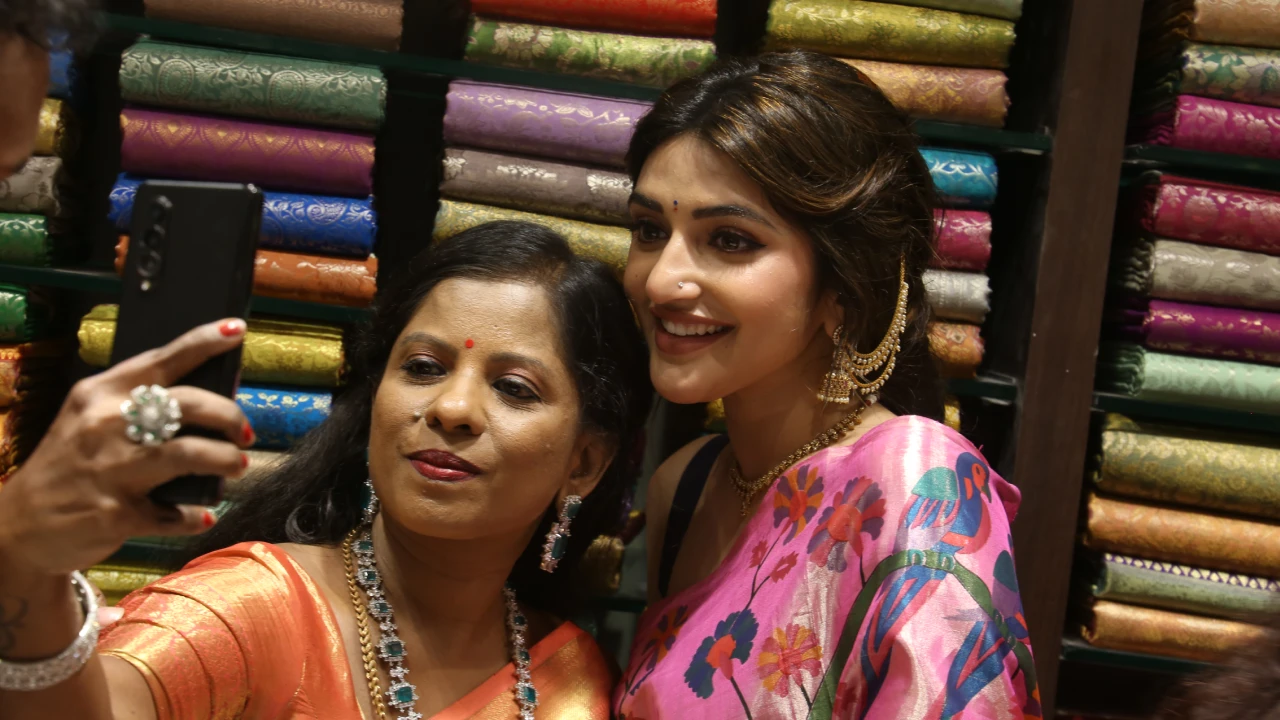 Sreeleela Shining at Shop Opening Event