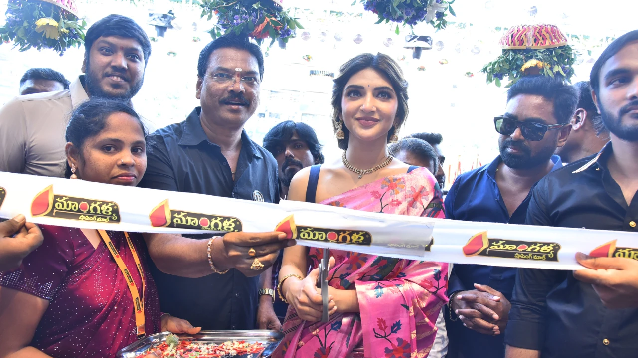 Sreeleela Shining at Shop Opening Event