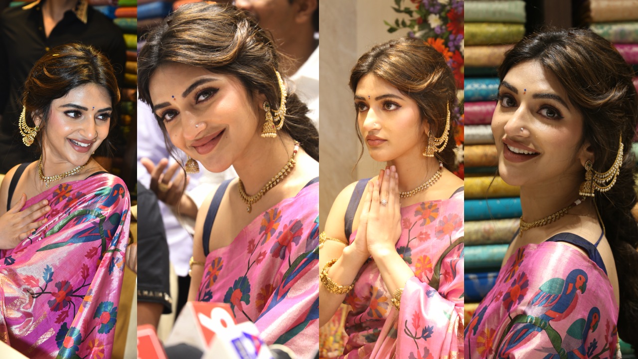 Sreeleela : షాప్ ఓపెనింగ్‌లో చీరకట్టులో సందడి చేసిన శ్రీలీల.. ఫొటోలు వైరల్..