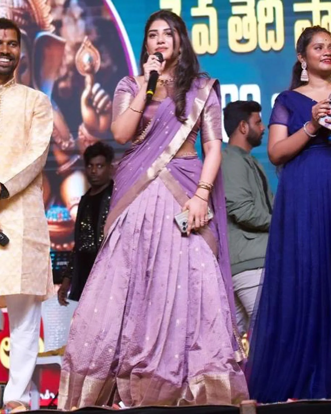 Supritha Stunning Looks in Half Saree