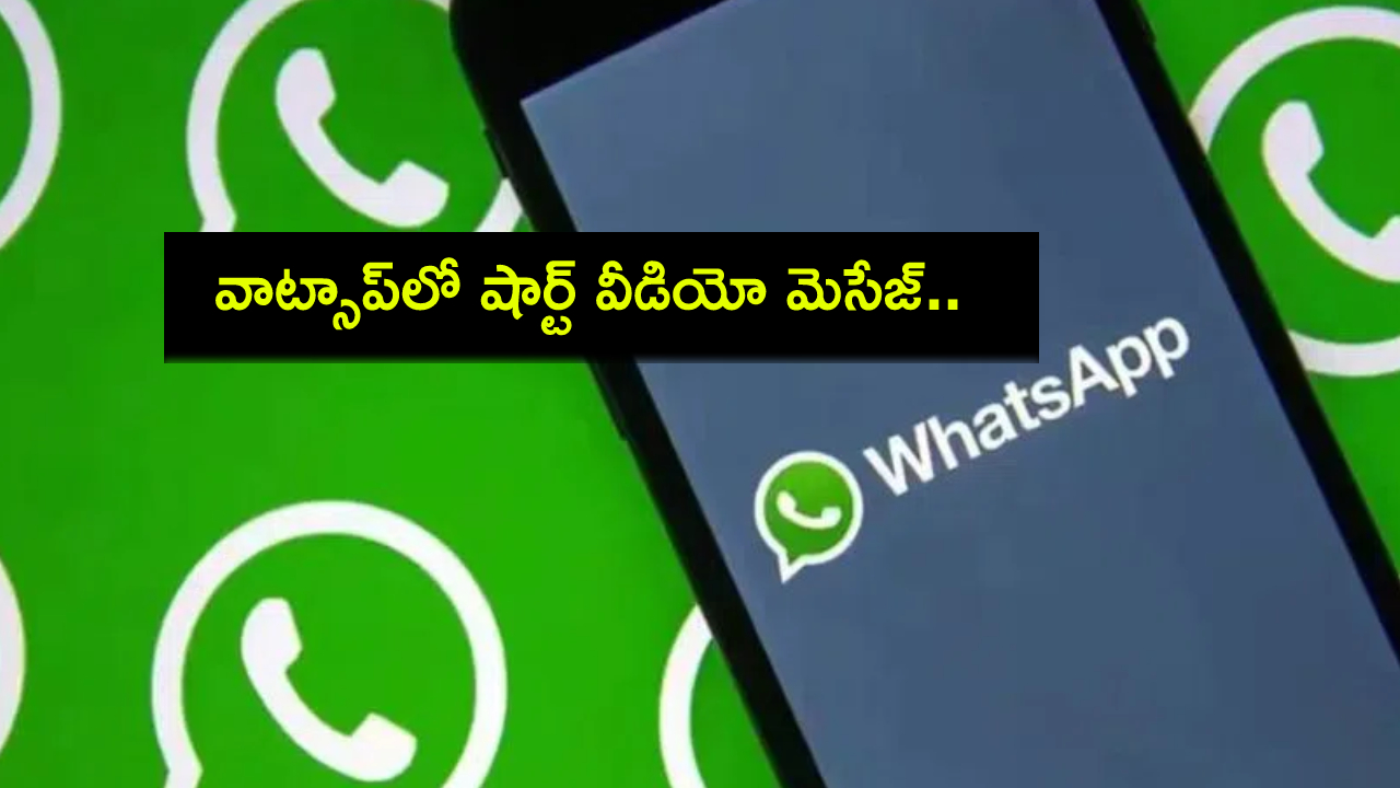 వాట్సాప్లో షార్ట్ వీడియో మెసేజ్లను ఎలా పంపాలి? రికార్డు చేయాలంటే? వాట్సాప్లో షార్ట్ వీడియో మెసేజ్లను ఎలా పంపాలి? రికార్డు చేయాలంటే?