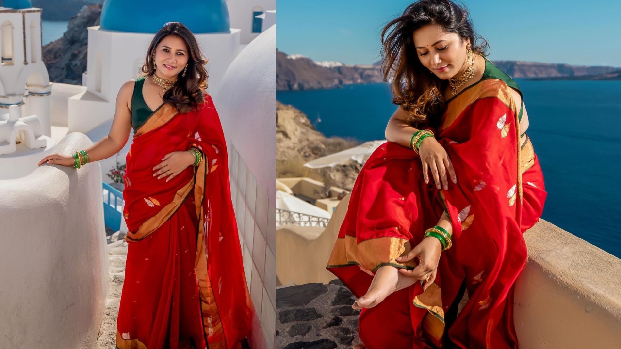 Thabitha Sukumar : గ్రీస్ దేశంలో సుకుమార్ భార్య పుట్టినరోజు వేడుకలు.. చీరలో హీరోయిన్స్‌ని మించిన అందంతో..