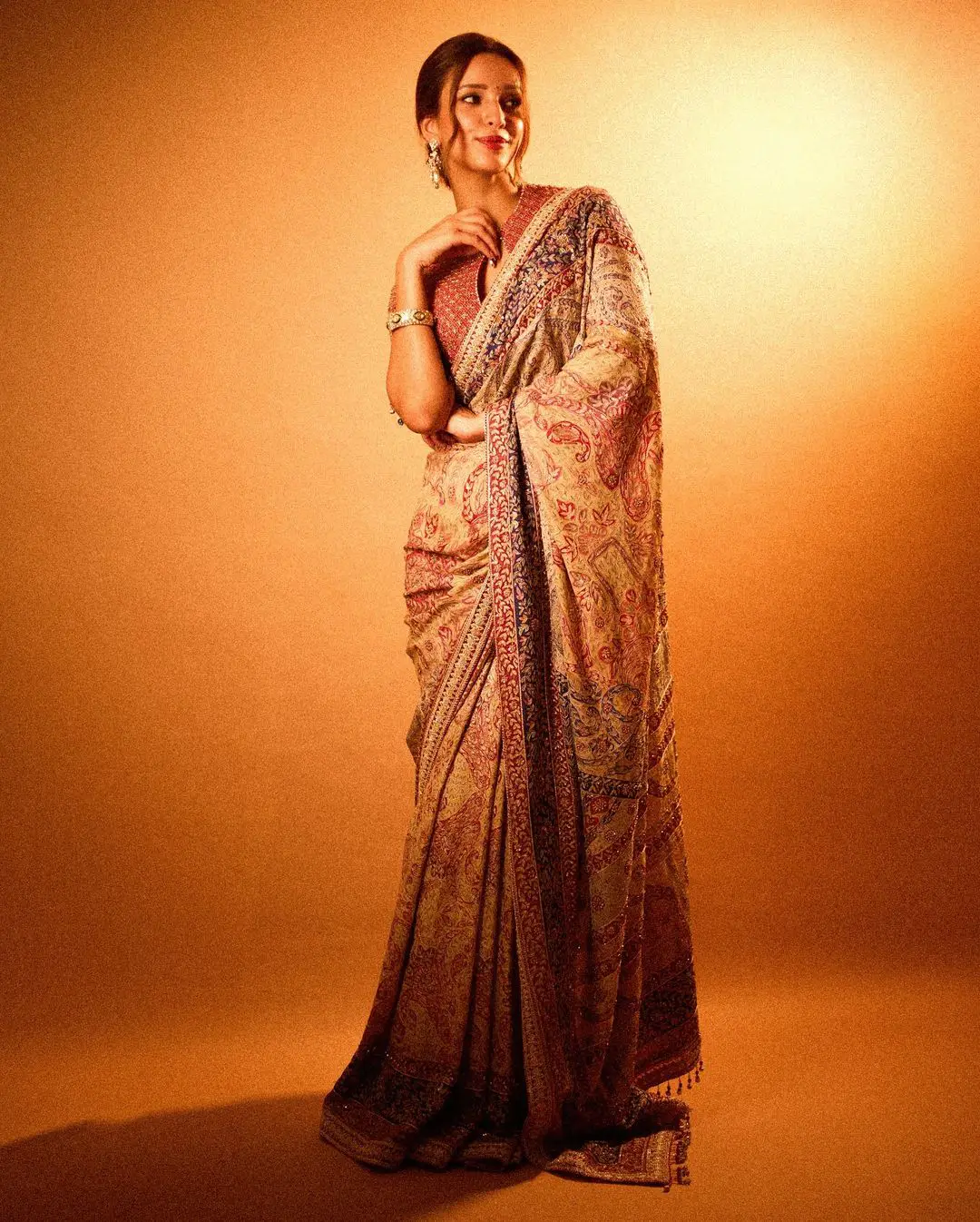 Bollywood Actress Triptii Dimri Photos in Saree